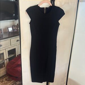 Felicity & Coco Elegant Black Midi Dress